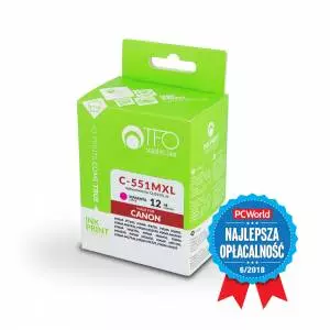 Tusz Canon TFO C-551MXL (CLI551XL M) magenta 12ml