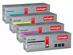 Zestaw Activejet do HP 131A - 4 nowe tonery CMYK