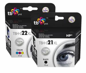 Zestaw TB Print HP 21 / HP 22 - czarny i kolor XL