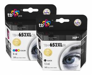 Zestaw TB Print HP 652 - 2 tusze czarny i kolor XL