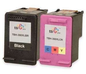 Zestaw TB Print HP 300 - 2 tusze czarny i kolor XL