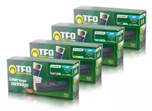 Zestaw TFO 4 tonery do HP 125A nowe CMYK chip