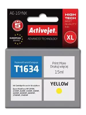 Tusz Activejet AE-16YNX zamiennik Epson 16XL T1634 15 ml żółty