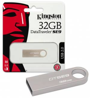Pendrive Kingston Data Traveler SE9 32GB USB2.0 Silver Metal