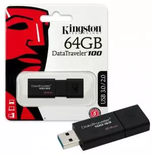 Pendrive Kingston Data Traveler 100G3 64GB USB 3.0