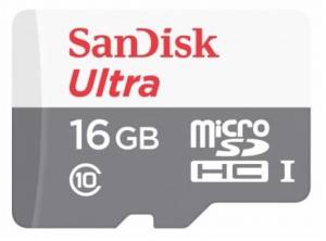 Karta SanDisk Ultra microSDHC 16GB 80MB/s UHS-I Class 10