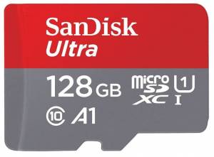 Karta SanDisk Ultra microSDXC 128GB 100MB/s A1 + Adapter SD