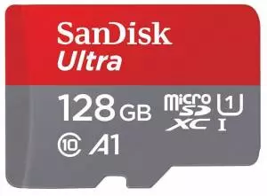 Karta SanDisk Ultra microSDXC 128GB 100MB/s A1 + Adapter SD