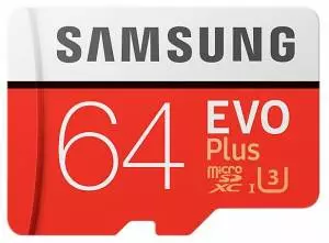 Karta microSD Samsung 64 GB EVO Plus mSD + Adapter