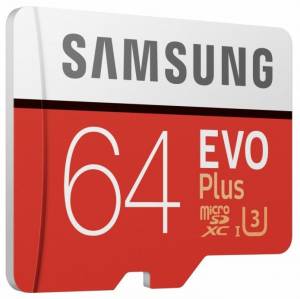 Karta microSD Samsung 64 GB EVO Plus mSD + Adapter