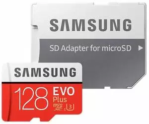 Karta microSD Samsung 128 GB EVO Plus mSD + Adapter