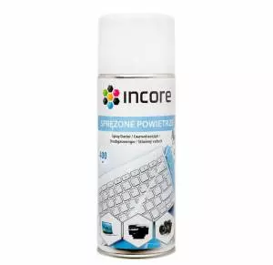 Sprężone powietrze INCORE spray 400ml + rurka