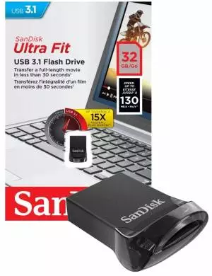 Pendrive SanDisk ULTRA FIT USB 3.1 32GB 130MB/s