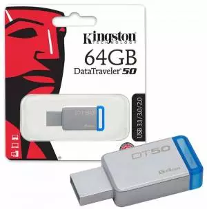 Pendrive Kingston Data Traveler 50 64GB USB 3.0 metal