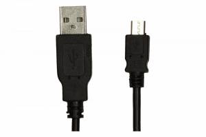 Kabel USB - Micro USB 50 cm czarny