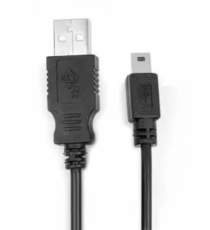 Kabel USB - Mini USB 1 m czarny