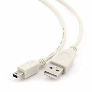 Kabel USB - mini USB 0.9 m Gembird biały