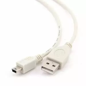 Kabel USB - mini USB 0.9 m Gembird biały