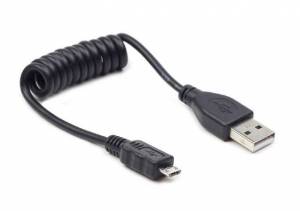 Kabel USB - Micro USB 0.6 m Gembird spirala