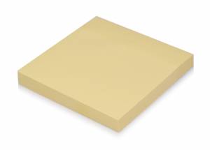 Karteczki samoprzylepne bloczek 76x76 idest żółty 100 szt