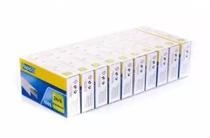 10x zszywki 24/6 1000 szt Rapid standard