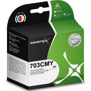 Tusz Asarto do HP 703 18 ml (CD888AE) color