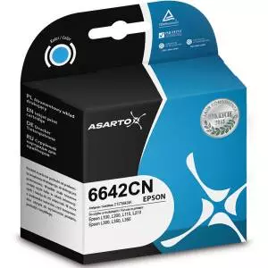 Tusz Asarto do Epson T6642 C13T66424A cyan 70ml