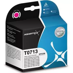 Tusz Asarto do Epson T0713 magenta 13ml 290str