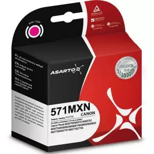 Tusz Asarto do Canon CLI571 Magenta 11.8ml 650str