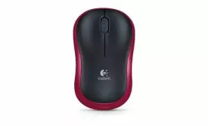 Mysz bezprzewodowa Logitech M185 czerwona