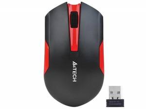 Mysz bezprzewodowa A4 Tech V-Track czarno czerwona