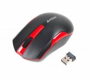 Mysz bezprzewodowa A4 Tech V-Track czarno czerwona
