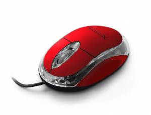 Mysz przewodowa optyczna Esperanza 1000 dpi czerwona