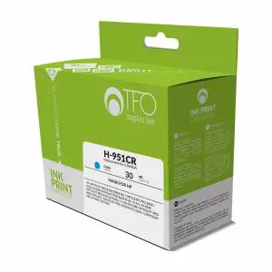 Tusz TFO do HP 951 H-951CR (CN046A) 30ml cyjan