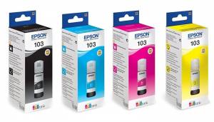 Zestaw Epson 4x tusz ET 103 CMYK