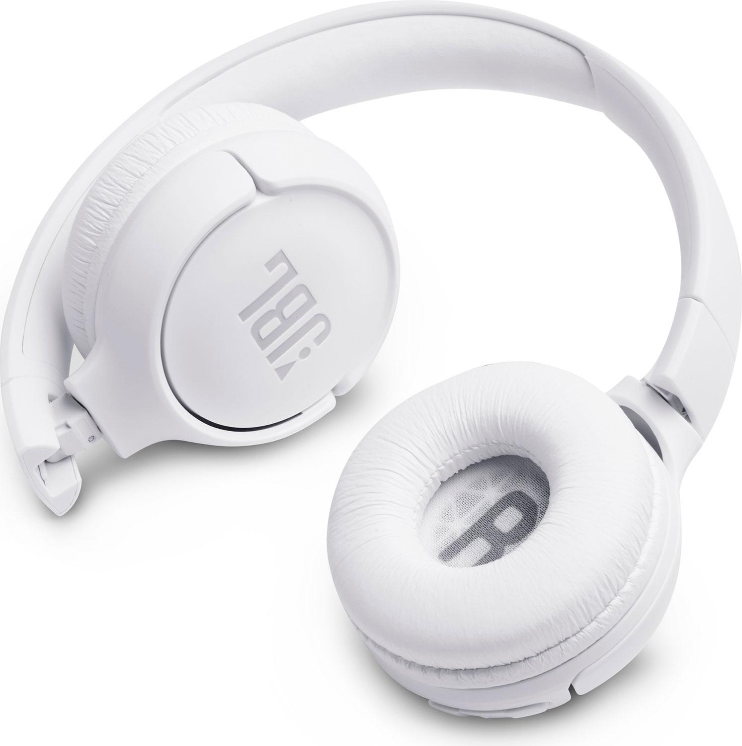 Słuchawki nauszne JBL Tune 500BT Białe, wbudowany mikrofon, Bluetooth - tusze i tonery -