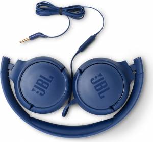 Słuchawki nauszne JBL Tune 500 Niebieskie, wbudowany mikrofon