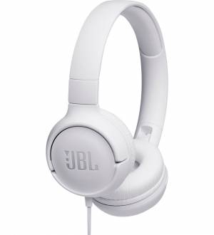 Słuchawki nauszne JBL Tune 500 Białe, wbudowany mikrofon