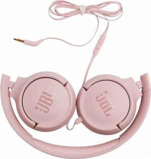 Słuchawki nauszne JBL Tune 500 Różowe, wbudowany mikrofon