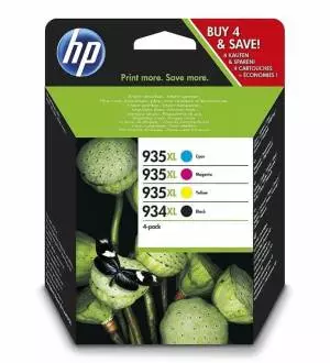 Multipak HP 934XL 935XL 4 tusze CMYK X4E14AE