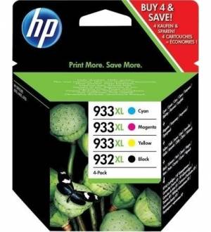 Multipak HP 932XL 933XL 4 tusze - czarny + CMY C2P42AE