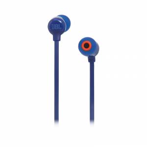 Słuchawki dokanałowe JBL T110BT Niebieskie, mikrofon, bezprzewodowe - Bluetooth