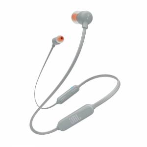Słuchawki dokanałowe JBL T110BT Szare, mikrofon, bezprzewodowe - Bluetooth