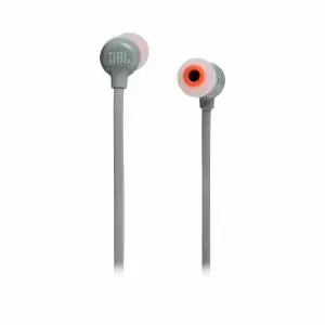 Słuchawki dokanałowe JBL T110BT Szare, mikrofon, bezprzewodowe - Bluetooth