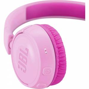Słuchawki JBL JR300BT junior nauszne różowe Bluetooth