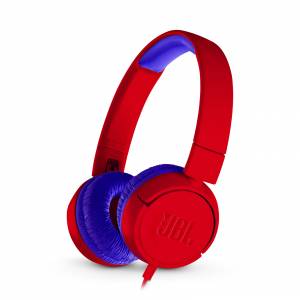Słuchawki JBL JR300 junior nauszne czerwone