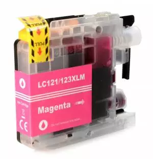 Tusz do Brother LC 123 zamiennik whitebox XL magenta