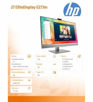 Monitor HP EliteDisplay 27 cali E273m 1FH51AA