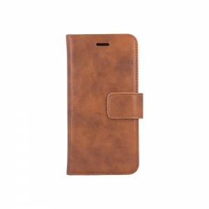 Forever Classic Leather Book Case do Samsung S10 brązowy