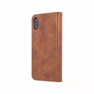 Forever Classic Leather Book Case do Samsung S10 brązowy